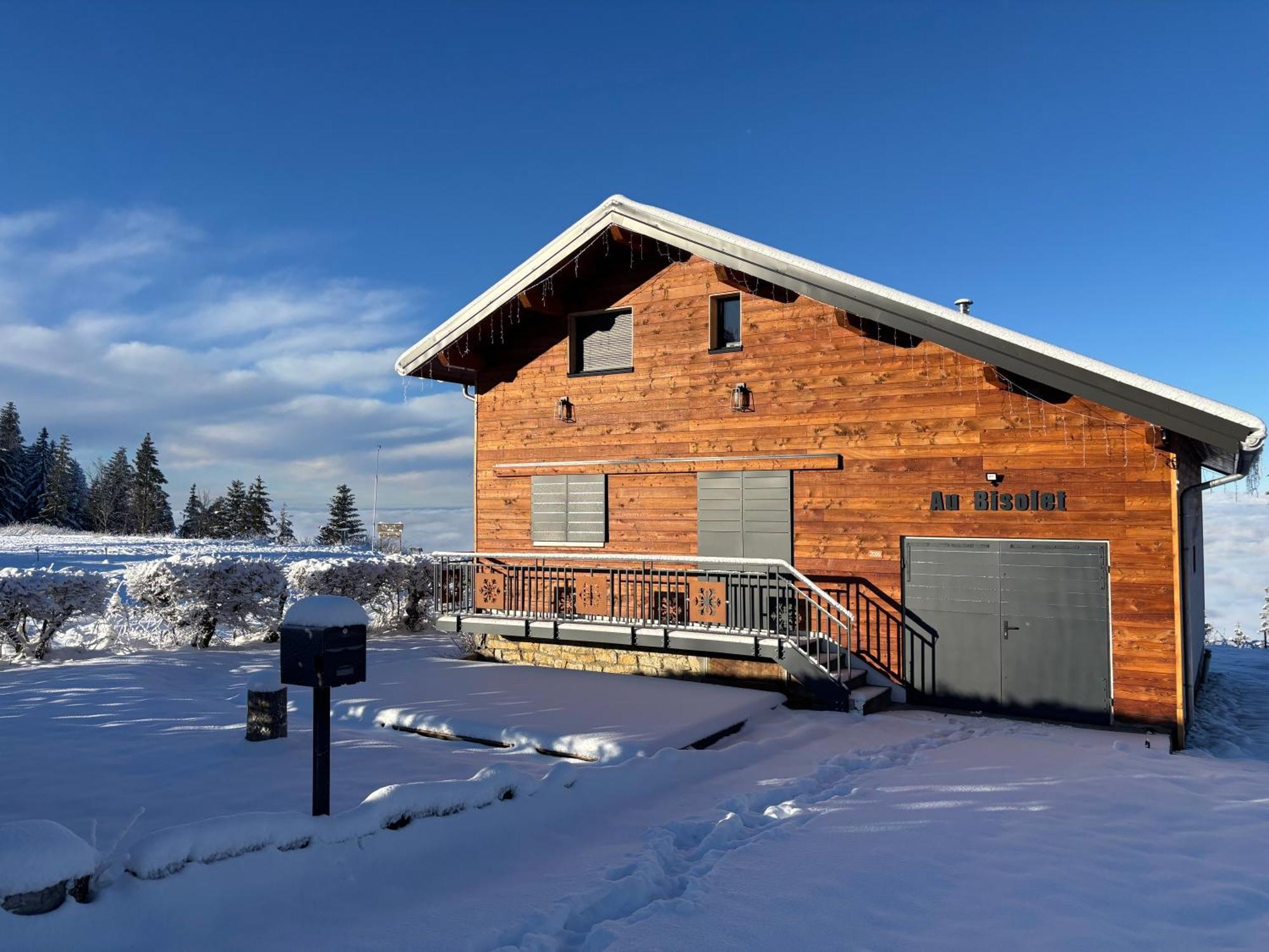 Chalet Le Bisolet Les Déserts Exterior foto
